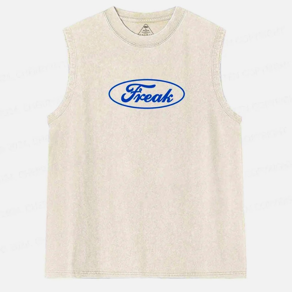 Freak Sleeveless T-Shirt by cherrykitten